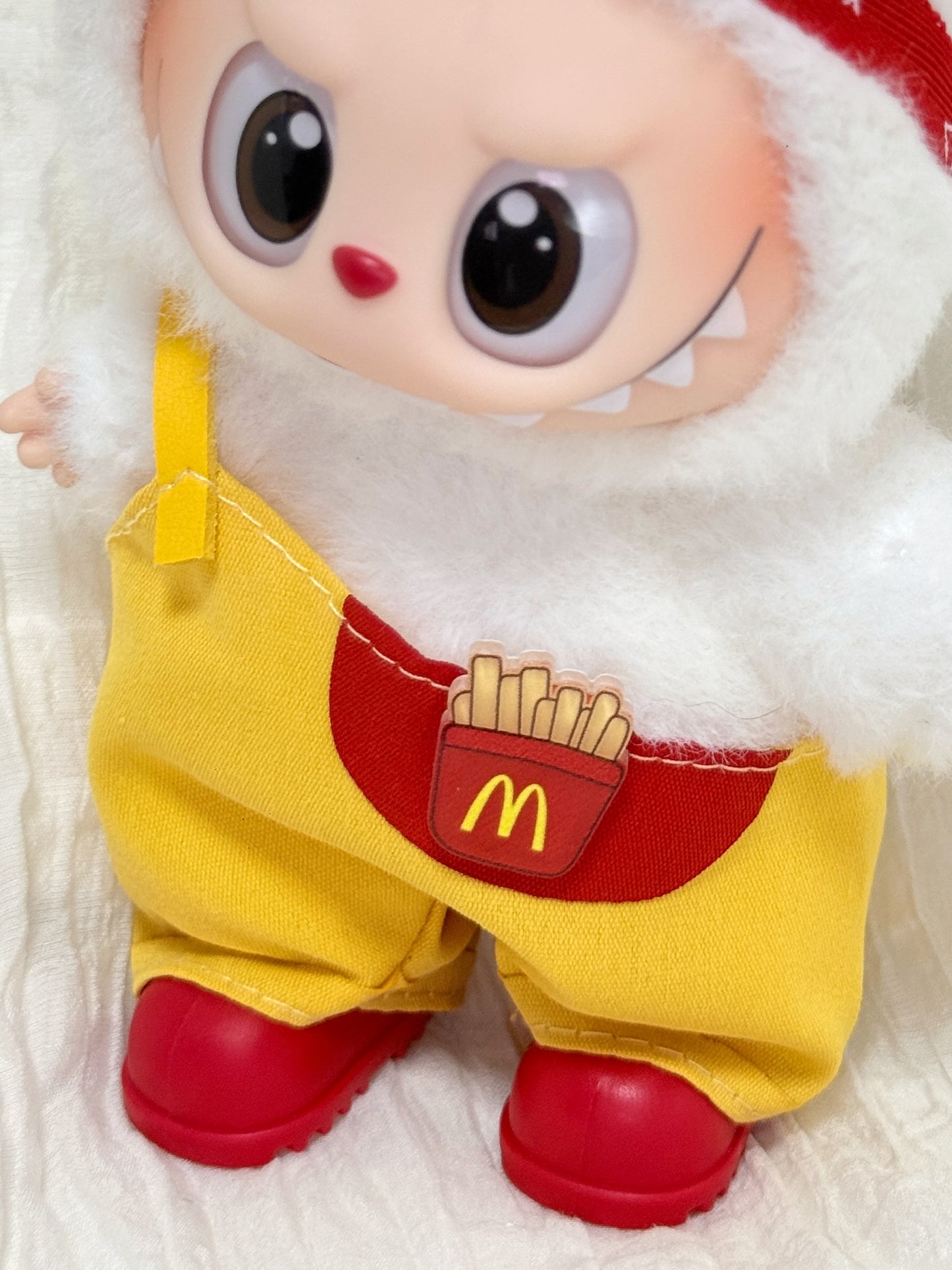 Labubu Clothes | French Fry Pocket Outfit Set (Handmade)