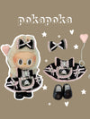 Labubu Clothes – Black & Pink Lolita Dress Set (Exclusive Special Edition, Handmade)