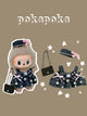 Labubu Clothes – Exclusive Denim & Rhinestone Dress Set (Handmade Sparkle Look)