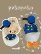 Labubu Clothes – Bunny Ear Sailor Outfit Set with Ribbon Bow (Handmade Cutie Look)